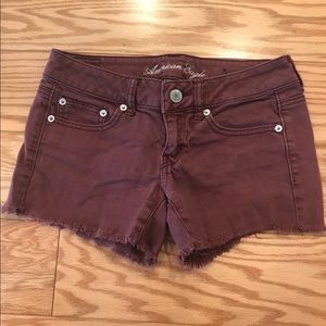 American Eagle Maroon Short